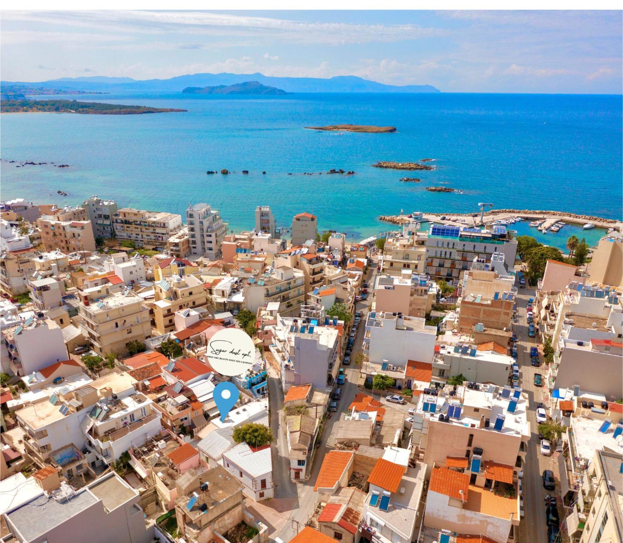 Sugardustapt Luxury Stay 150M From The Cretansea Chania  ภายนอก รูปภาพ
